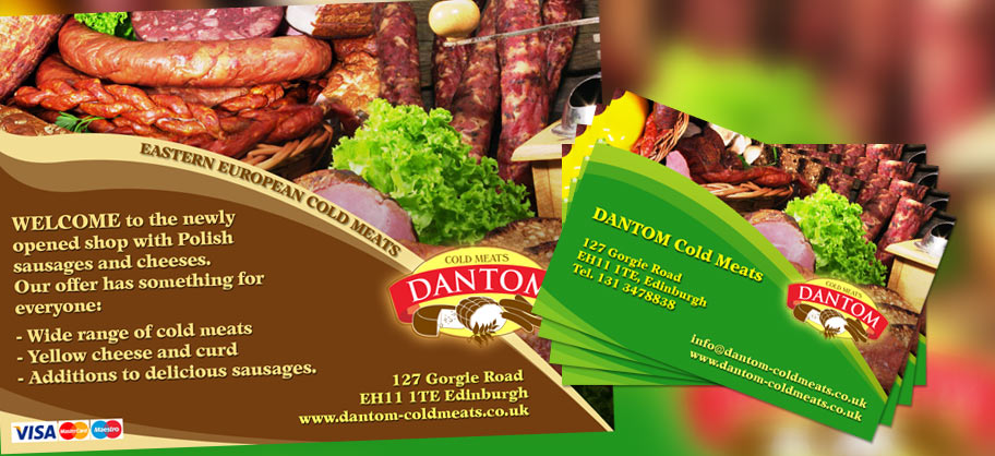 Dantom - A5 Flyers, Posters, Business cards